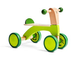 Hape Scoot Around Ride On Wood Bike - Bright Green