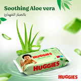 Huggies Natural Aloe Vera Baby Wipes - Pack of 1 (56 Wipes)