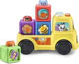 VTech Pop-A-Block Truck Interactive Stacking Toy With Lights