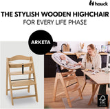 Hauck Arketa Baby High Chair - Oak