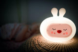 InnoGio - Gio Sleepy Bunny Silicone Night Light with Sounds - Laadlee