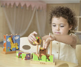 Viga Stacking Cube Puzzle - Farm Animals