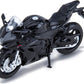 MSZ Suzuki GSX-R1000 Bike 1:18 Die-Cast Replica - Black - Laadlee