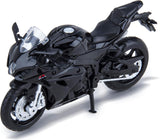 MSZ Suzuki GSX-R1000 Bike 1:18 Die-Cast Replica - Black - Laadlee