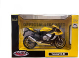 MSZ Yamaha YZF-R1 Bike 1:12 Die-Cast Replica - Yellow - Laadlee