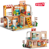 Feelo Genius Architect City Street View Building Blocks Set - 152pcs