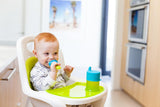 Boon Pulp Silicone Feeder For Solids - Green/Blue