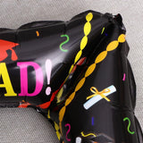 Brain Giggles Graduation Picture Frame Inflatable Balloon - Large Black Selfie Photo Frame 59 x 50 cms