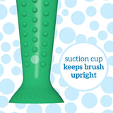 Dr. Brown's Toddler Crocodile Toothbrush - Green - Laadlee