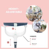 Babymoov Swoon Air 360° High Electric Baby Bouncer, Swing and Rocker with Motion Sensor