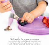 Ubbi Feeding Plates With Suction Cup Set 3pcs - Smoothie