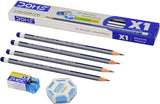 Doms 7150/12 X1 X-Tra Super Dark Pencils Pack 12 Pcs