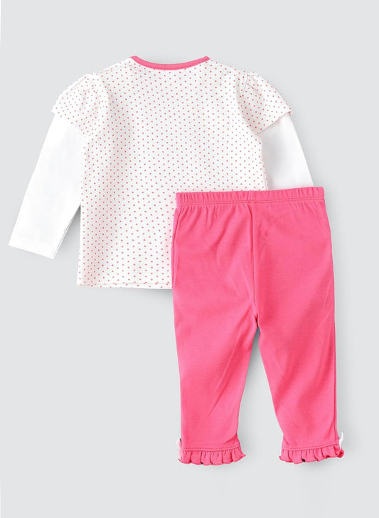 Tiny Hug Baby Clothing Set - Polka Dots - Laadlee