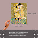 Ravensburger CreArt Canvas Painting By Numbers - Klimt: The Kiss