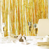 Brain Giggles Gold Metallic Foil Fringe Curtain 6Ft x 3Ft (Pack of 2)