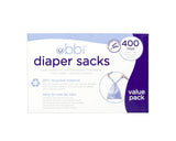 Ubbi Diaper Sacks 400pcs - Periwinkle