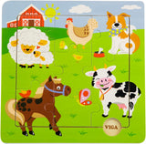Viga Discovery Puzzles - Farm Animals