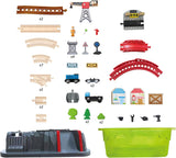 Hape Wooden Railway Bucket Builder Set - 50Pcs