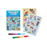 Ooly Mini Traveler Coloring & Activity Kit - Super Kids & Pets