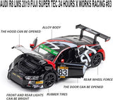 D-Power 1:32 Die-Cast Audi R8 LMS 2022 SF Express #22 Race Car with Lights & Sound