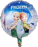 Brain Giggles Frozen Theme Birthday Decoration Set with Elsa Foil Balloons