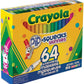 Crayola Washable Pip-Squeaks Skinnies Markers - Pack of 64