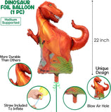 Brain Giggles Dinosaur Birthday Foil Balloons Decoration Kit - 5 Pcs