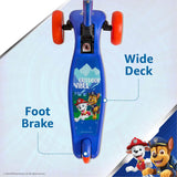 Spartan Paw Patrol 3-Wheel Light Up Scooter - Blue