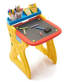 Crayola Easels Grow'n Up Play N Fold Art Studio - Blue - Laadlee