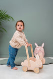 Trixie Wooden Push Along Cart - Mrs. Rabbit - Laadlee