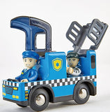 Hape Police Car With Siren - 3Pcs
