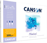 Canson Montval Watercolour Pad A3 12 Sheets 300GSM