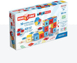 Geomag Magicube Word Building Recycled Clips - 55Pcs