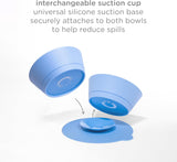 Ubbi Feeding Plates With Suction Cup Set 3pcs - Sugar Snap