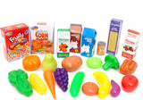 Zoo Troop Kitty Basket With 16 Pcs Of Playfood & 7 Pcs Food Boxes - Laadlee