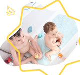 Badabulle Non Slip Bath Mat With Temperature Display XXL - Blue - Laadlee