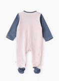 Elegant Kids Front Open Sleepsuit - Bunny - Laadlee