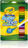 Crayola Washable Super Tips Markers - Pack of 20 - Laadlee