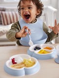 BabyBjorn Baby plate Set - Powder Blue (Pack of 2)