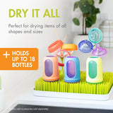 Boon Lawn Large Bottle Drying Rack - Green