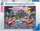 Ravensburger Pink Flamingos Jigsaw Puzzle - 1000pcs