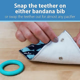 Dr. Brown's Bandana Bib With Teether - Feathers / Dots - Pack of 2 - Laadlee