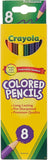 Crayola Long Colored Pencils - Pack of 8 - Laadlee