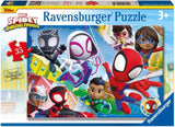 Ravensburger Spidey & His Amazing Friends 4 puzzle Set - 35pcs