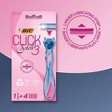 BIC Click 3 Soleil Refillable Women's Shaver - ( Pack of 1+4 )