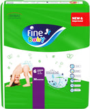 Fine Baby Diapers Size 6 Junior 16kg+ 36pcs