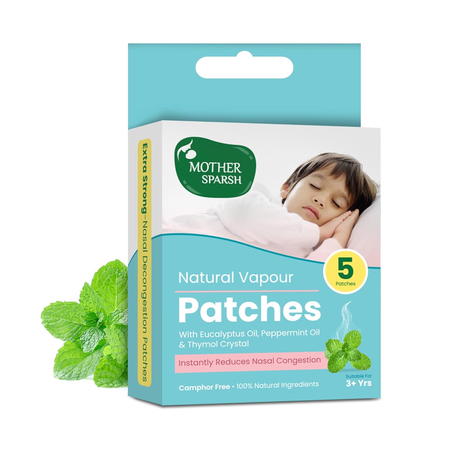 Mother Sparsh Natural Vapour Patches - Pack of 5 - Laadlee