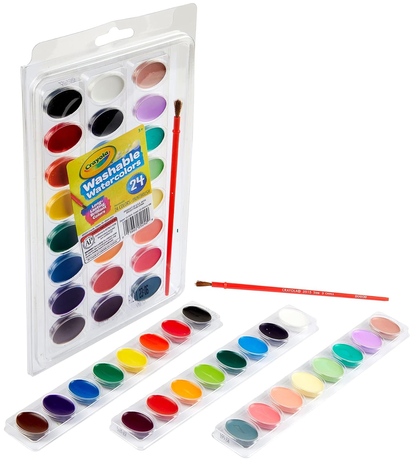 Crayola Washable Watercolors - Pack of 24