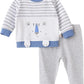 Elegant Kids Long Sleeve T-Shirt and Pyjama Set - Tiger - Laadlee