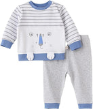 Elegant Kids Long Sleeve T-Shirt and Pyjama Set - Tiger - Laadlee